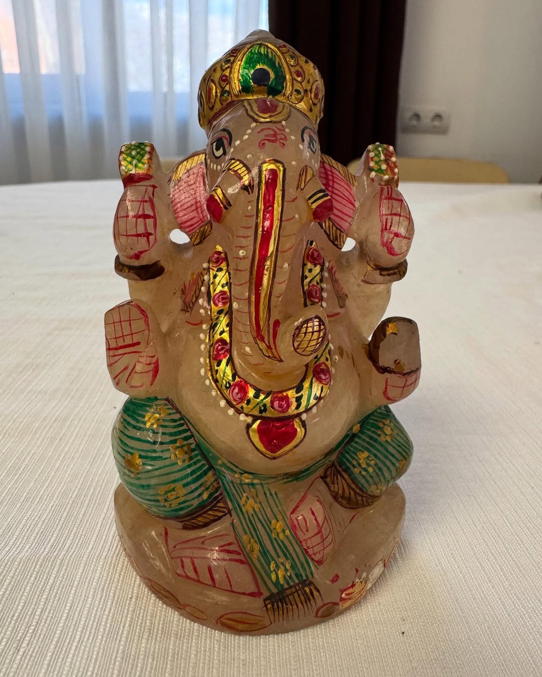 Бог Ганеша з рожевого кварцу – символ удачі та благополуччя Бог Ганеша з рожевого кварцу – символ удачі та благополуччя