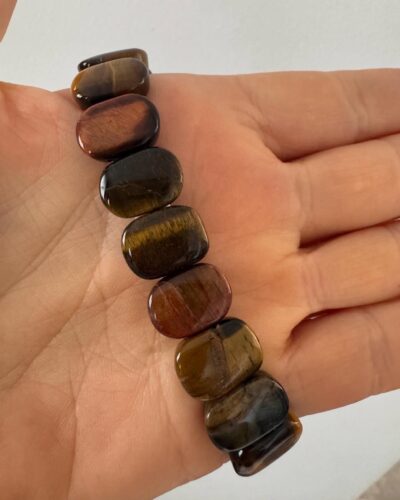 Браслет із Тигрового ока, Бичачого ока та Соколиного ока Браслет із Тигрового ока, Бичачого ока та Соколиного ока
