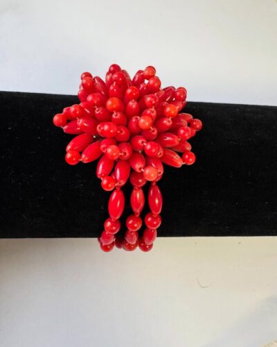 Браслети з натурального червоного коралу