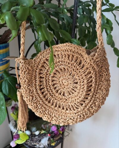 Літня плетена сумочка Літня плетена сумочка