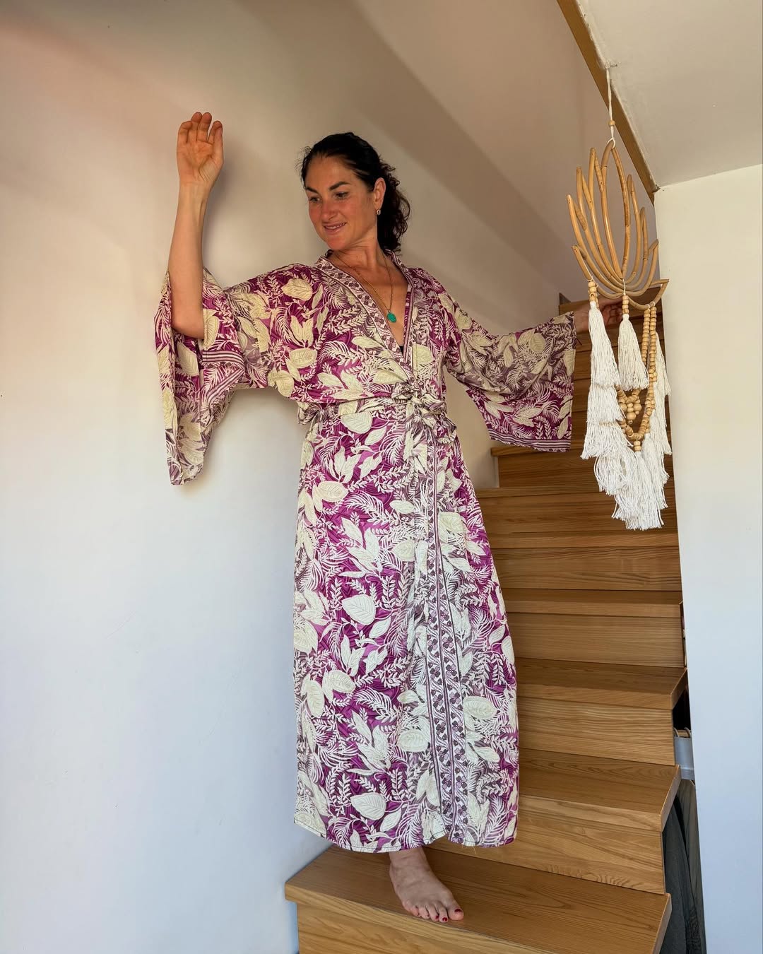 Стильні халати з Індії в стилі бохо — легкі, яскраві, вільні Стильні халати з Індії в стилі бохо — легкі, яскраві, вільні