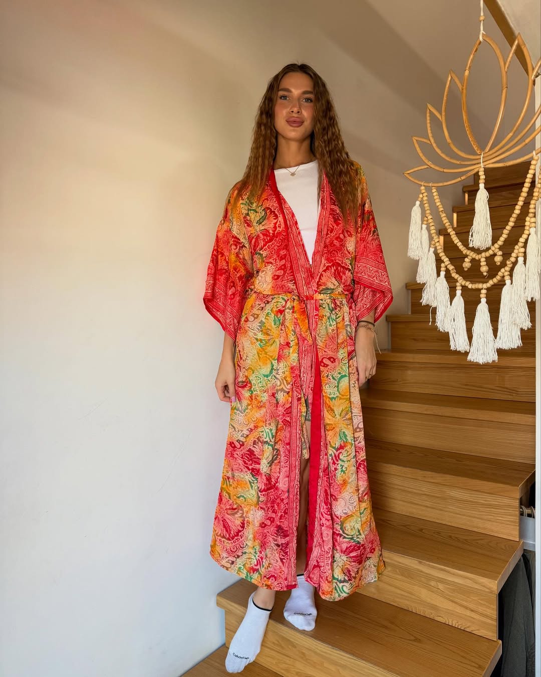 Стильні халати з Індії в стилі бохо — легкі, яскраві, вільні Стильні халати з Індії в стилі бохо — легкі, яскраві, вільні