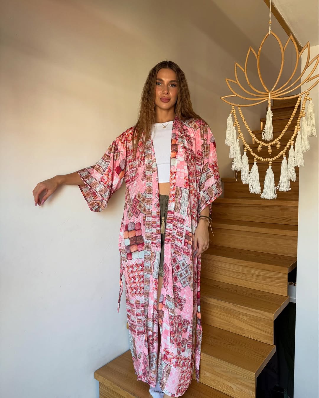 Стильні халати з Індії в стилі бохо — легкі, яскраві, вільні Стильні халати з Індії в стилі бохо — легкі, яскраві, вільні