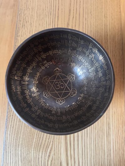 Тибетська чаша з семи металів, привезена з Непалу Ø 17 см